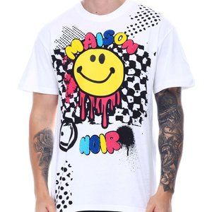 Maison Noir Men's Trippy Checkered T-Shirt